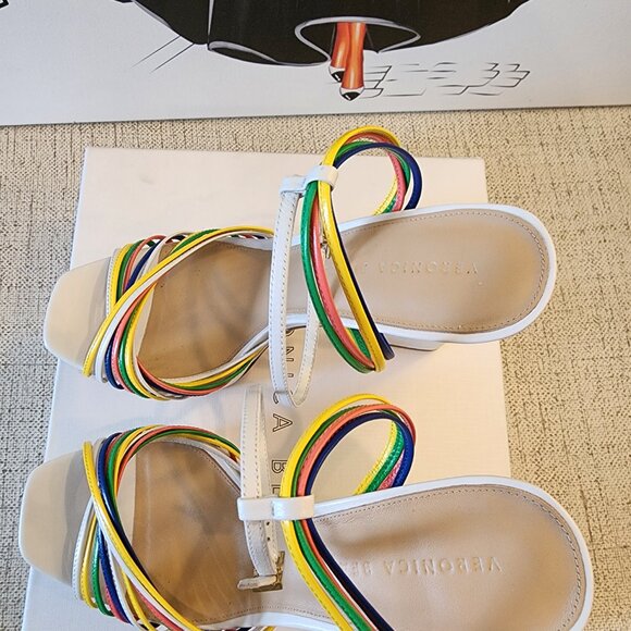 Veronica Beard Fletcher Multi-Colored Sandals - Picture 6 of 9